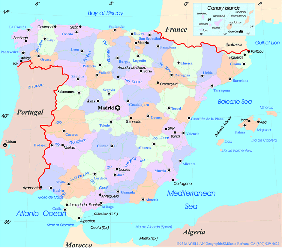 Cordoba map